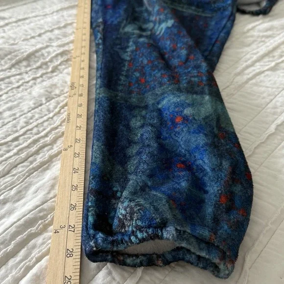 Natural Life‎ Fleece One Piece Pajamas Jumpsuit Zip Up Boho M Camping Cozy Soft - Picture 4 of 7